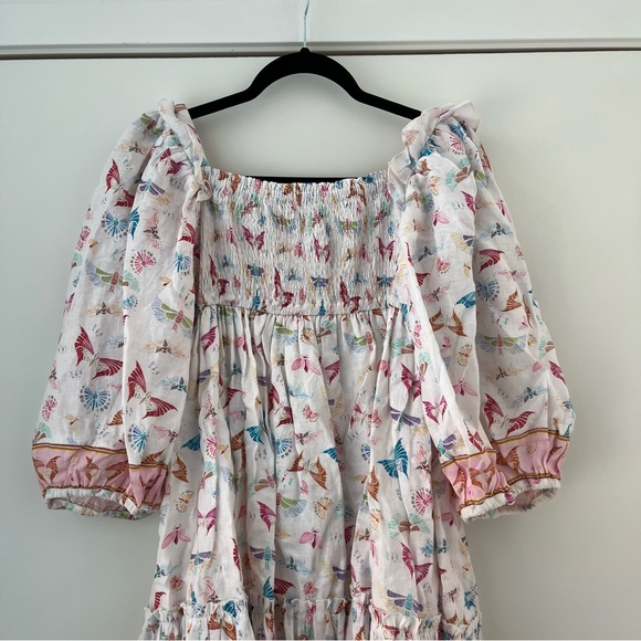 NWT Fillyboo Madame Butterfly Cotton Mini Dress XS - Picture 5 of 16
